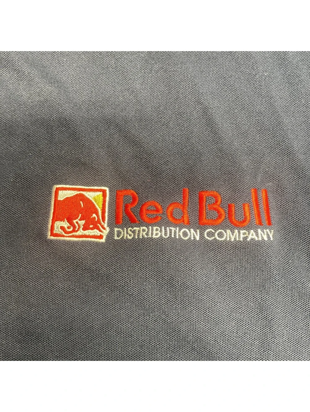Red Bull Polo Shirt Mens XL Navy Night Sky Short Sleeve Original NWT